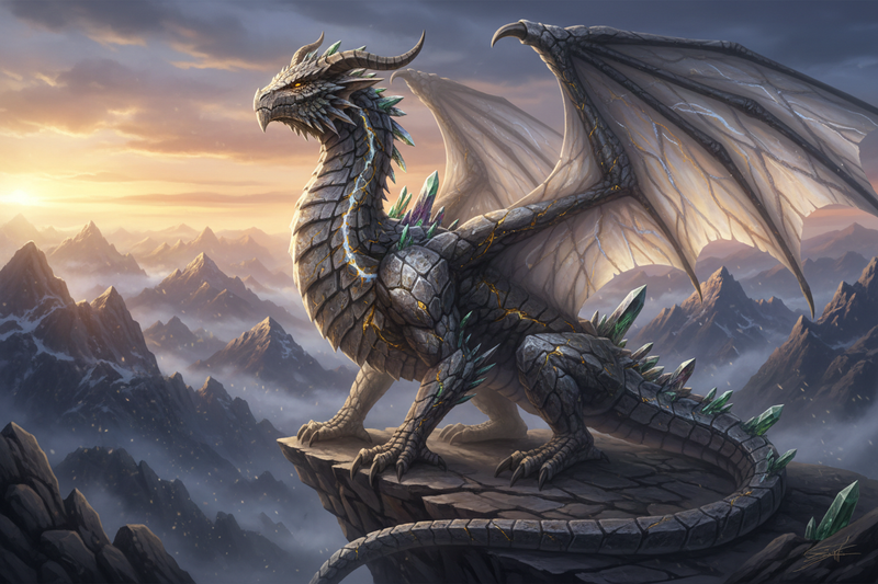 Adult Dragon Field Guide #7: Great Stone Dragon Adult